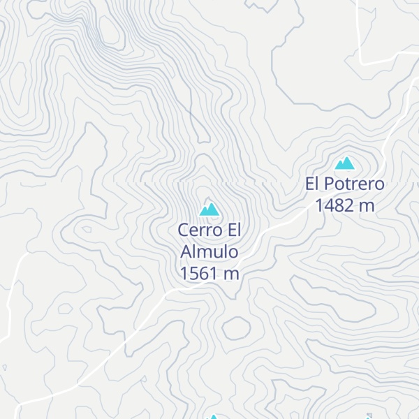 Map of Cerro El Almulo