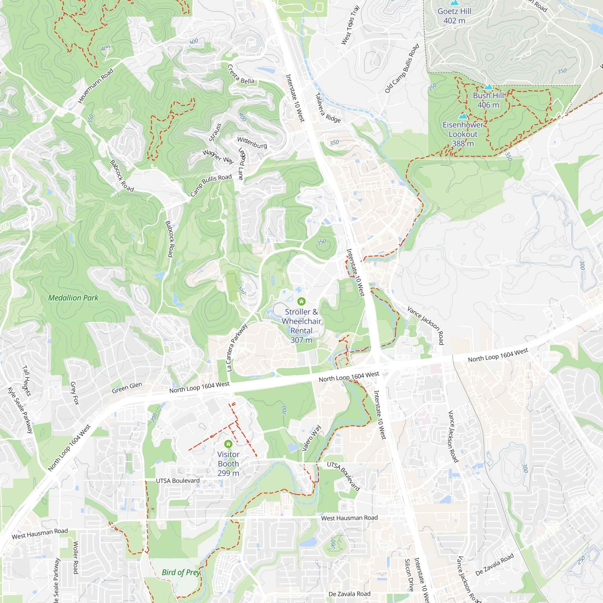 Stroller & Wheelchair Rental map