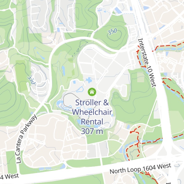 Map of Stroller & Wheelchair Rental