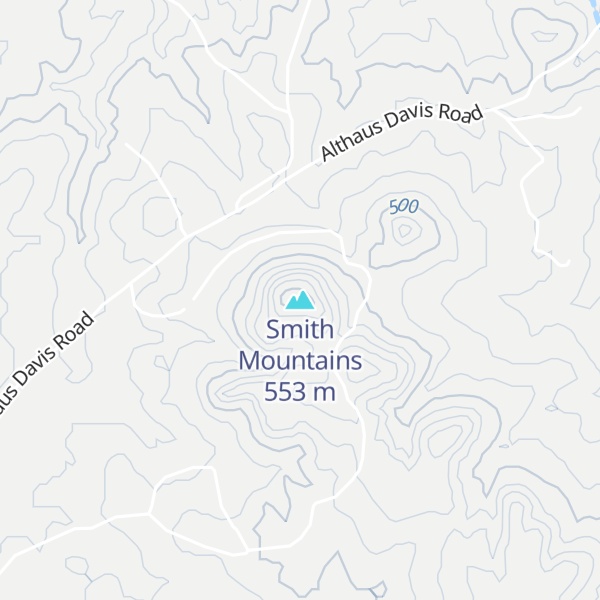Map of Smith Mountains