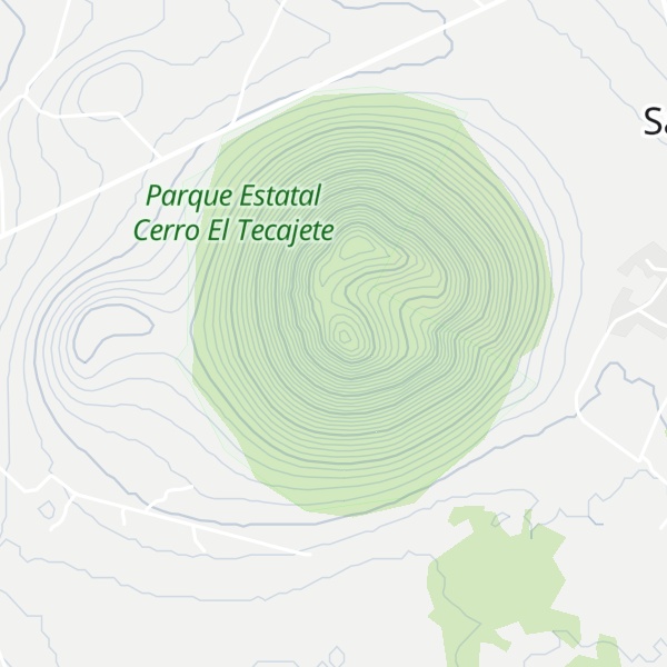 Map of Volcán El Tecajete