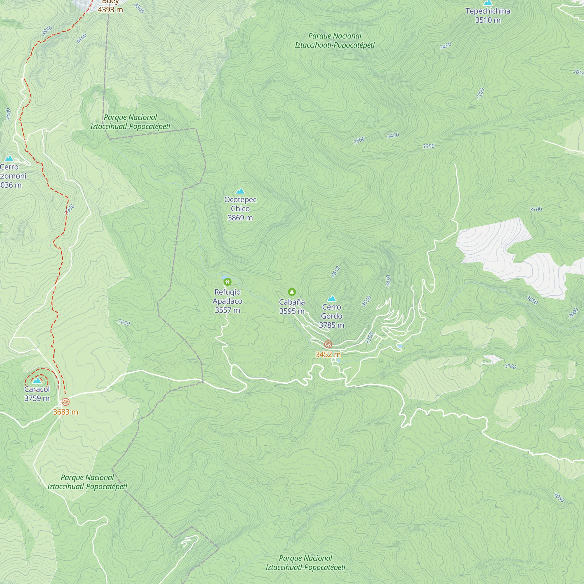 Cabaña map