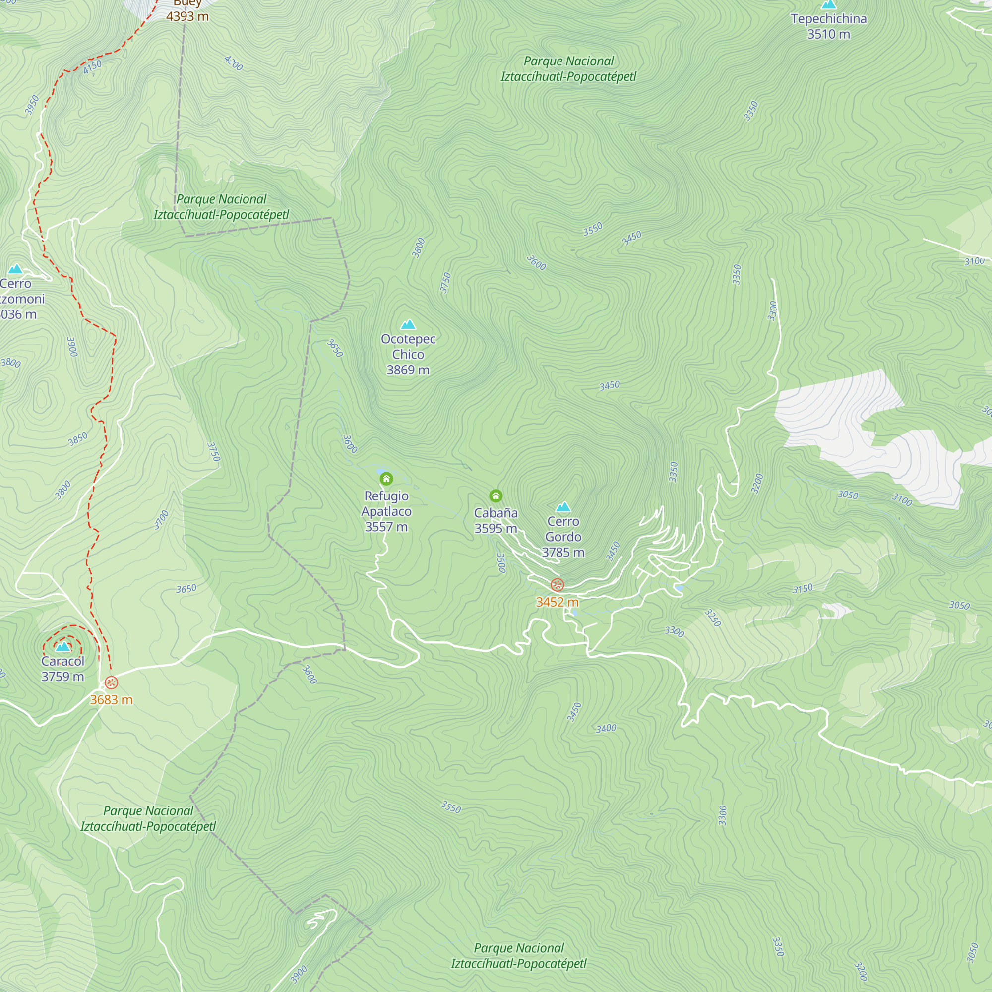 Cabaña map