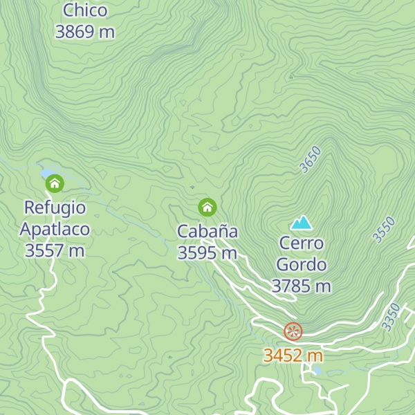 Map of Cabaña