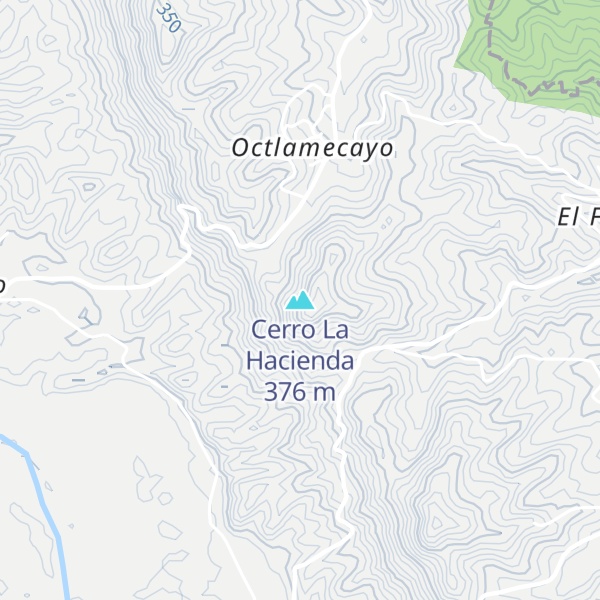 Map of Cerro La Hacienda