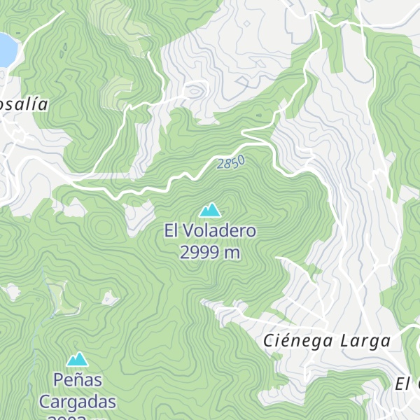 Map of El Voladero
