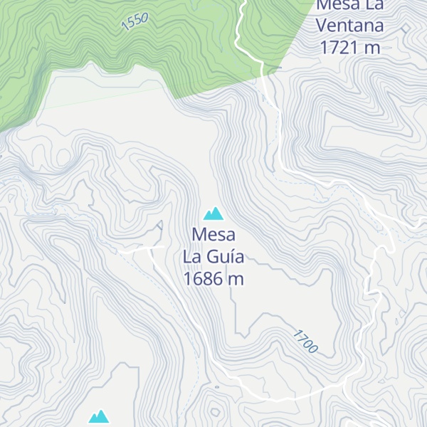 Map of Mesa La Guía