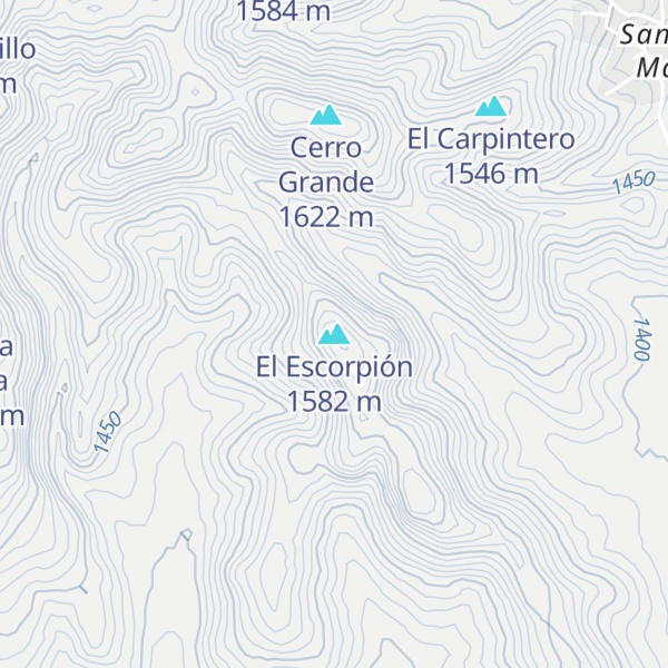 Map of El Escorpión