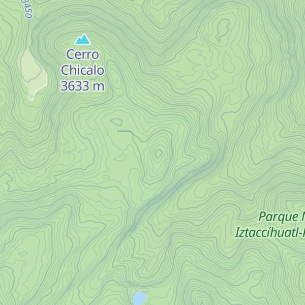 Map of Cerro Cuatlatilo