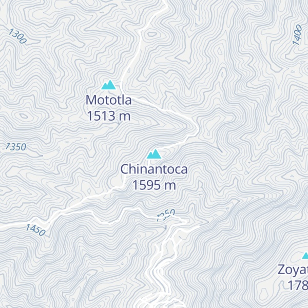 Map of Chinantoca