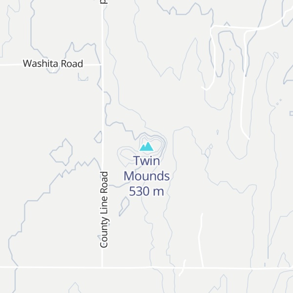 Map of Twin Mounds