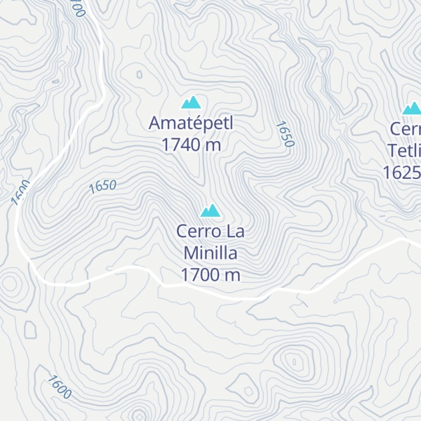 Map of Cerro La Minilla