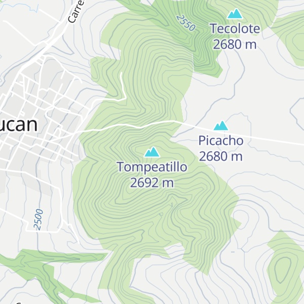 Map of Tompeatillo