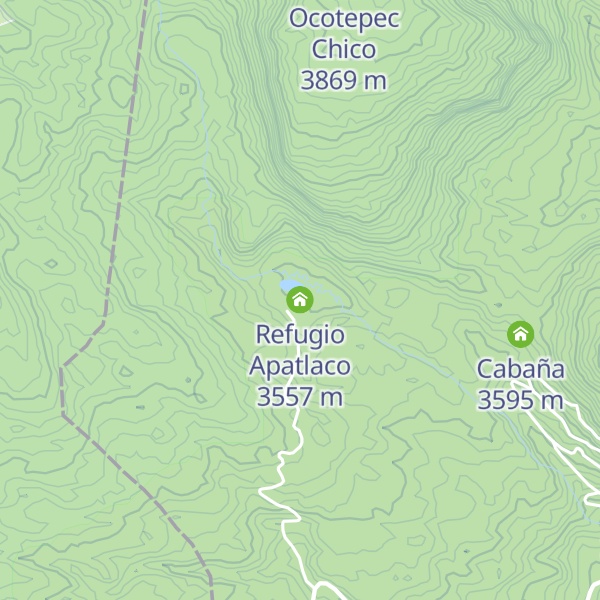 Map of Refugio Apatlaco