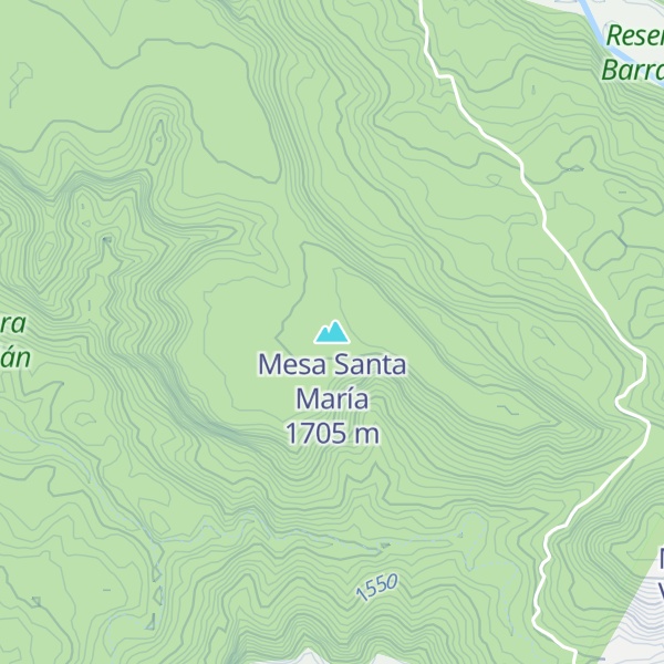 Map of Mesa Santa María