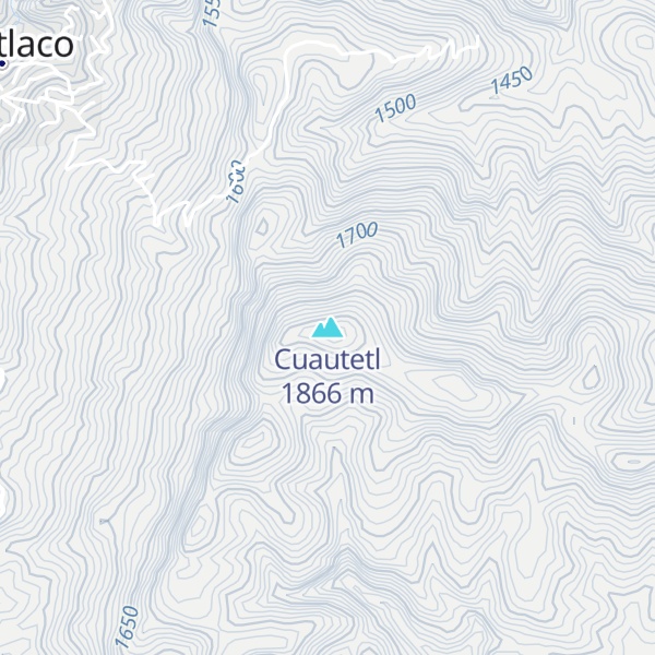 Map of Cuautetl