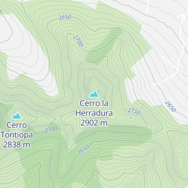 Map of Cerro la Herradura