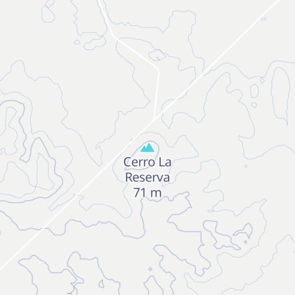 Map of Cerro La Reserva