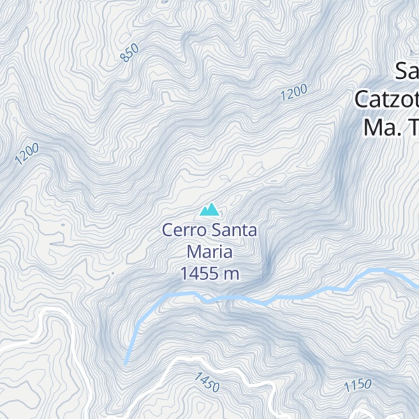 Map of Cerro Santa Maria