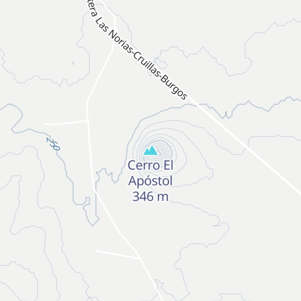 Map of Cerro El Apóstol