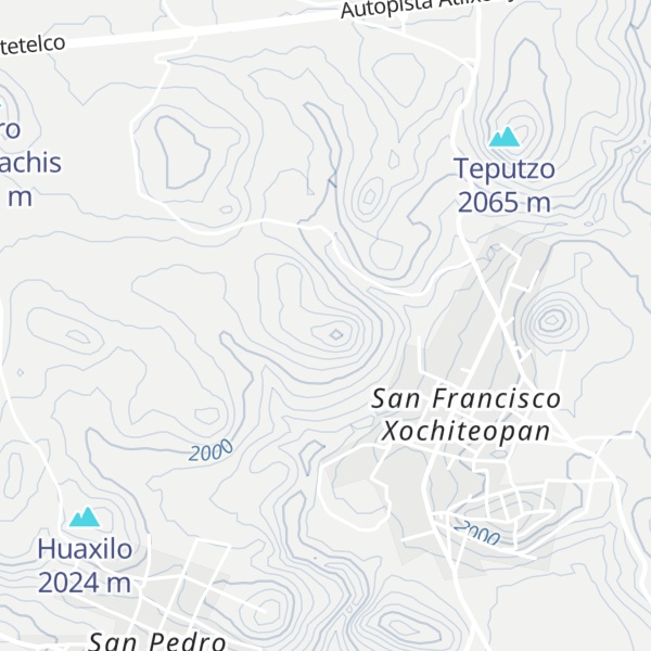 Map of Ayotecatl