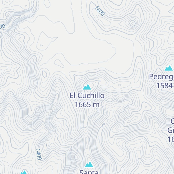 Map of El Cuchillo