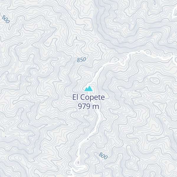 Map of El Copete