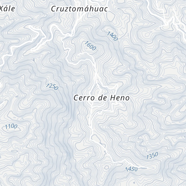 Map of Cerro de Heno