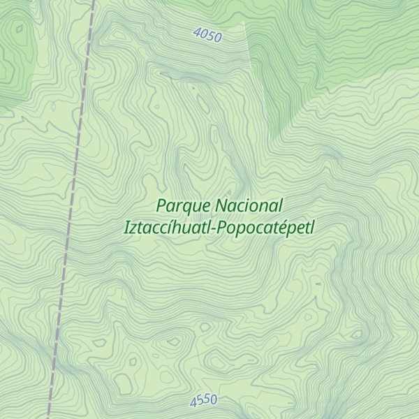 Map of Cerro Tehuicocone
