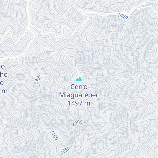 Map of Cerro Miaguatepec