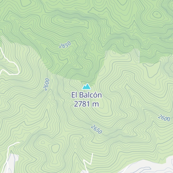 Map of El Balcón