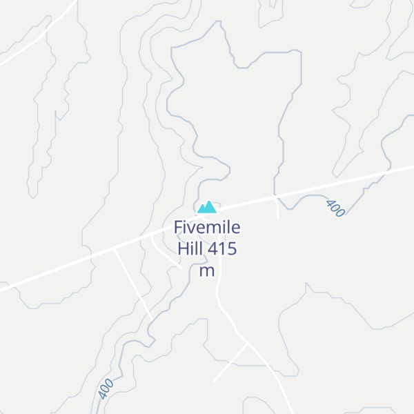 Map of Fivemile Hill