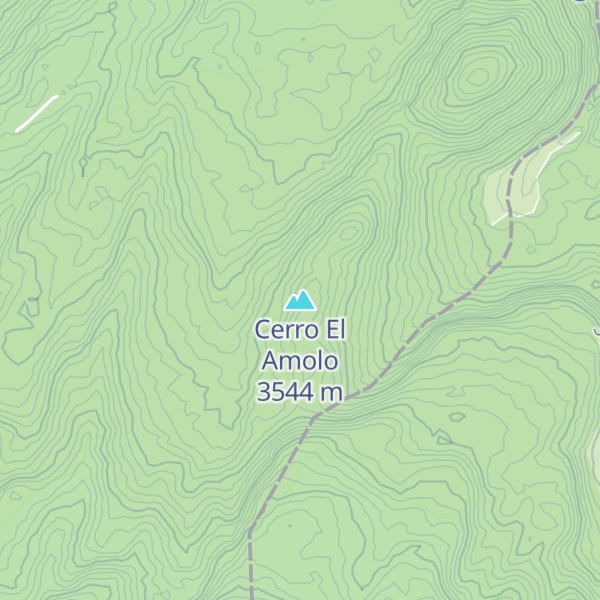 Map of Cerro El Amolo