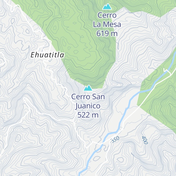 Map of Cerro San Juanico