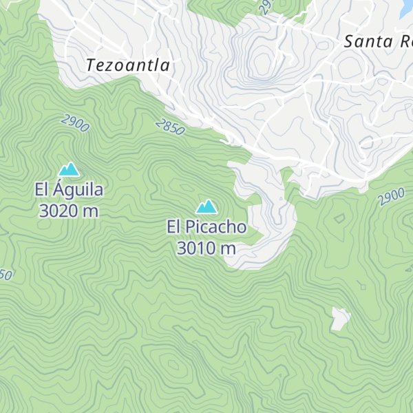 Map of El Picacho