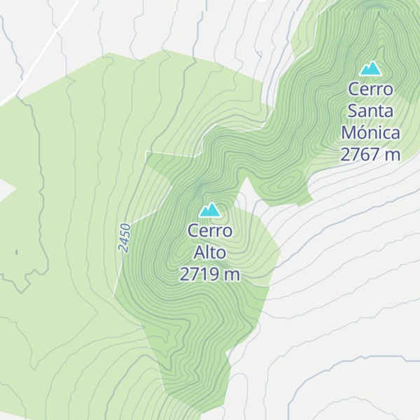 Map of Cerro Alto