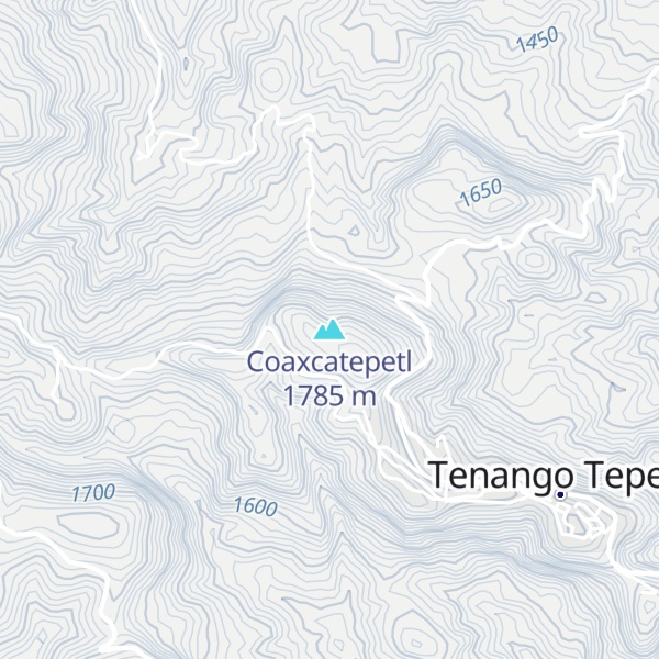 Map of Coaxcatepetl