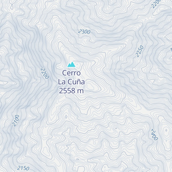 Map of Cabeza de Tigre