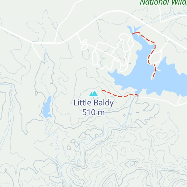 Map of Little Baldy