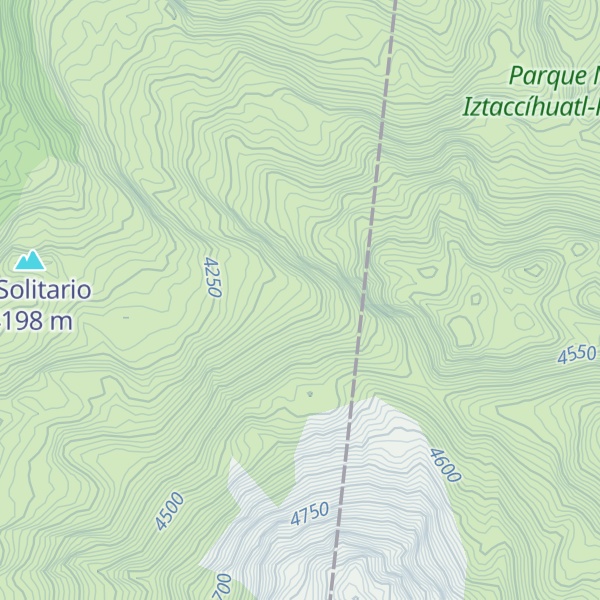 Map of Refugio del Téyotl