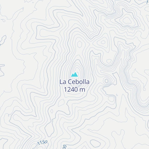 Map of La Cebolla