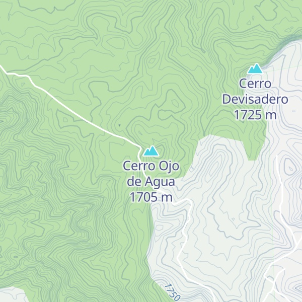 Map of Cerro Ojo de Agua
