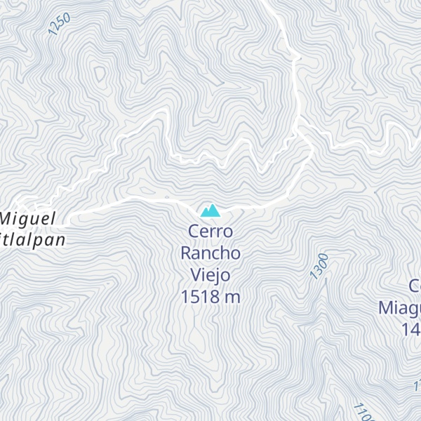 Map of Cerro Rancho Viejo
