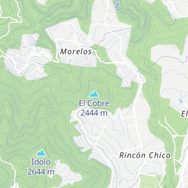 Map of El Cobre