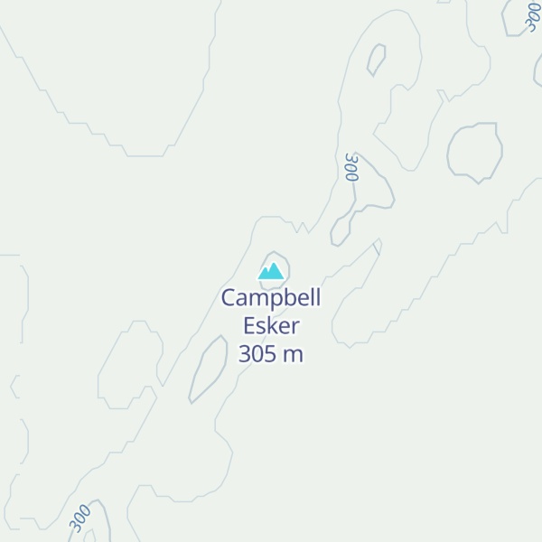 Map of Campbell Esker