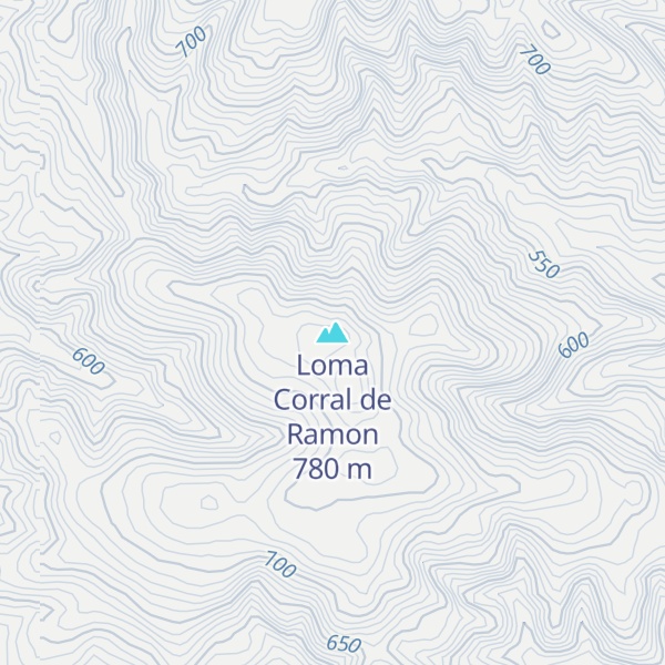 Map of Loma Corral de Ramon