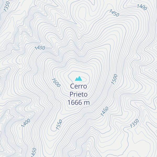 Map of Cerro Prieto