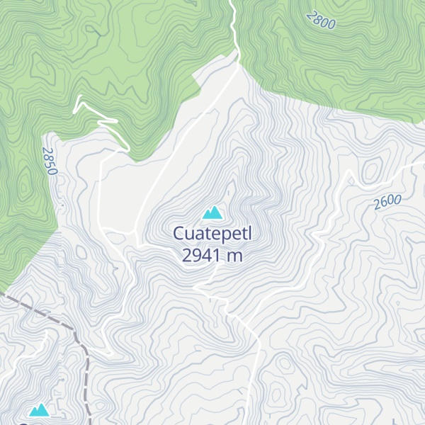 Map of Cuatepetl