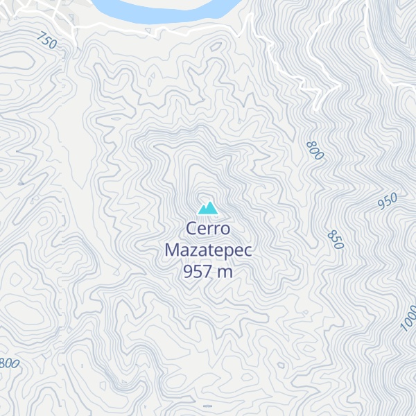 Map of Cerro Mazatepec