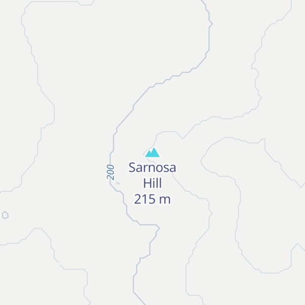 Map of Sarnosa Hill